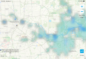 Screenshot showing maximum usable zoom level
